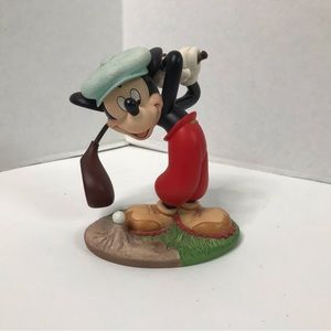 Canine Caddie Mickey Mouse Disney Statuette